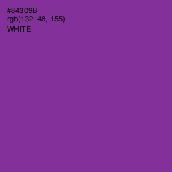 #84309B - Vivid Violet Color Image