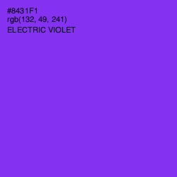 #8431F1 - Electric Violet Color Image