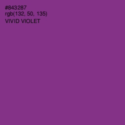 #843287 - Vivid Violet Color Image