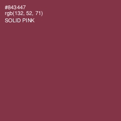 #843447 - Solid Pink Color Image