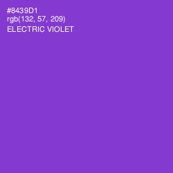 #8439D1 - Electric Violet Color Image