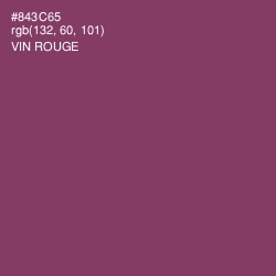 #843C65 - Vin Rouge Color Image