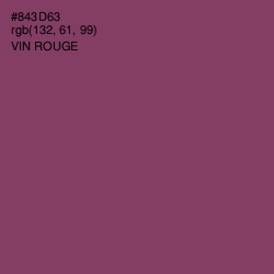 #843D63 - Vin Rouge Color Image