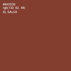 #843E30 - El Salva Color Image