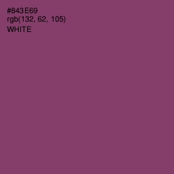 #843E69 - Plum Color Image