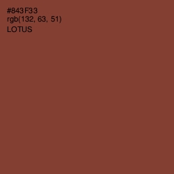 #843F33 - Lotus Color Image