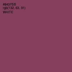 #843F5B - Camelot Color Image