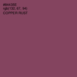 #84435E - Copper Rust Color Image