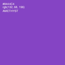 #8444C4 - Amethyst Color Image