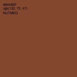 #84482F - Nutmeg Color Image