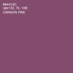 #844C6C - Cannon Pink Color Image