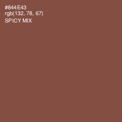 #844E43 - Spicy Mix Color Image
