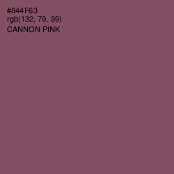 #844F63 - Cannon Pink Color Image