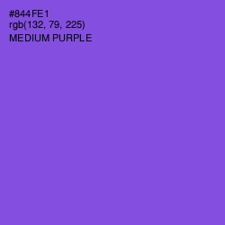 #844FE1 - Medium Purple Color Image