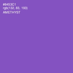 #8453C1 - Amethyst Color Image