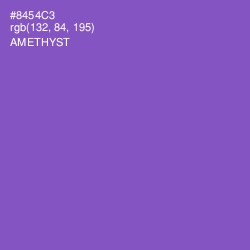 #8454C3 - Amethyst Color Image