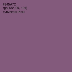 #845A7C - Cannon Pink Color Image