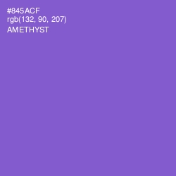 #845ACF - Amethyst Color Image