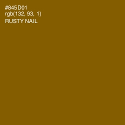 #845D01 - Rusty Nail Color Image