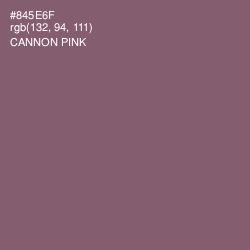 #845E6F - Cannon Pink Color Image