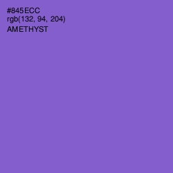 #845ECC - Amethyst Color Image