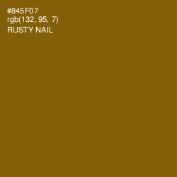 #845F07 - Rusty Nail Color Image