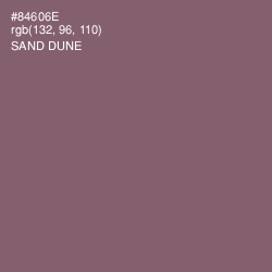 #84606E - Sand Dune Color Image