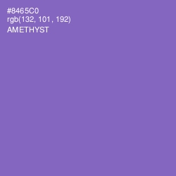 #8465C0 - Amethyst Color Image