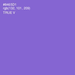 #8465D1 - True V Color Image