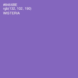 #8466BE - Wisteria Color Image
