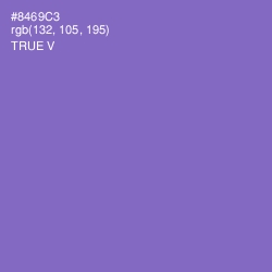 #8469C3 - True V Color Image