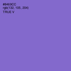 #8469CC - True V Color Image