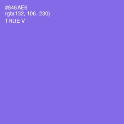 #846AE6 - True V Color Image