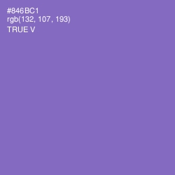 #846BC1 - True V Color Image