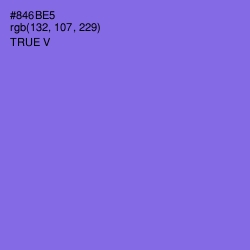 #846BE5 - True V Color Image