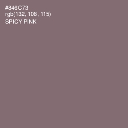 #846C73 - Spicy Pink Color Image