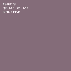 #846C78 - Spicy Pink Color Image