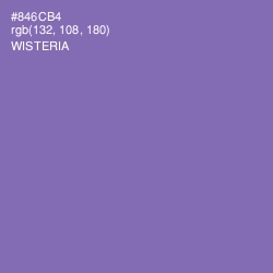 #846CB4 - Wisteria Color Image