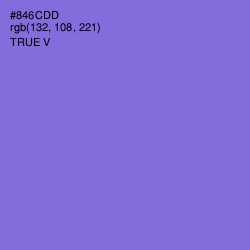#846CDD - True V Color Image