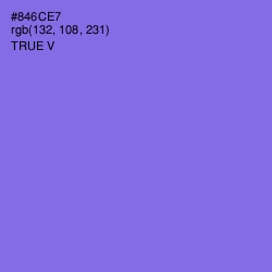 #846CE7 - True V Color Image