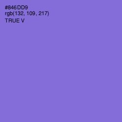 #846DD9 - True V Color Image