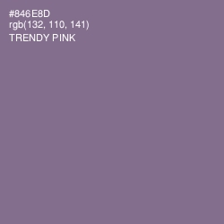 #846E8D - Trendy Pink Color Image