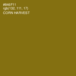 #846F11 - Corn Harvest Color Image