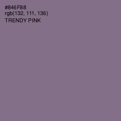 #846F88 - Trendy Pink Color Image
