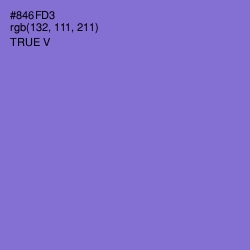 #846FD3 - True V Color Image