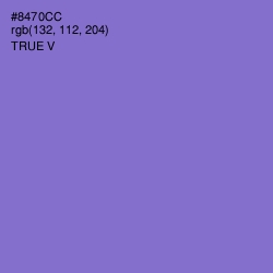 #8470CC - True V Color Image