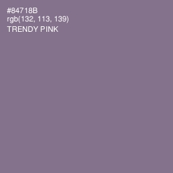 #84718B - Trendy Pink Color Image