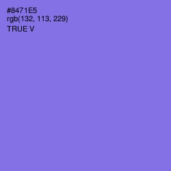 #8471E5 - True V Color Image