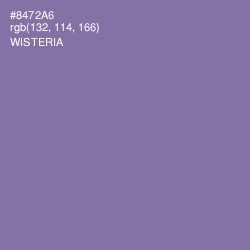 #8472A6 - Wisteria Color Image