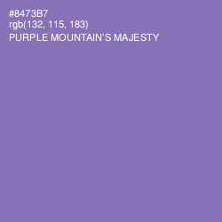 #8473B7 - Purple Mountain's Majesty Color Image